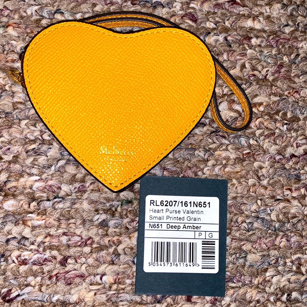 Brand New Mulberry Heart Coin Zip Purse (NWT) - Picture 5 of 7